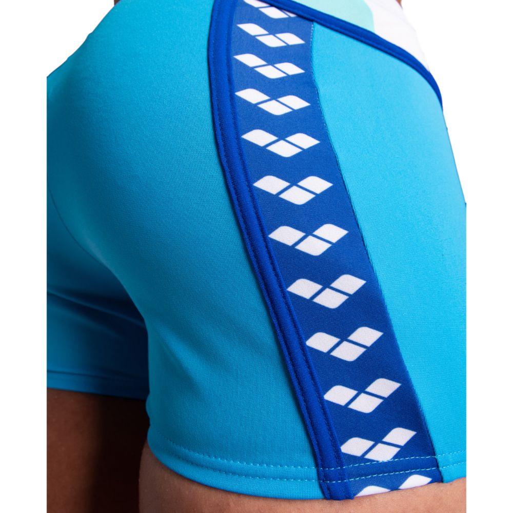 Traje De Baño Tipo Boxer Hombre Panel  Azul Arena-3