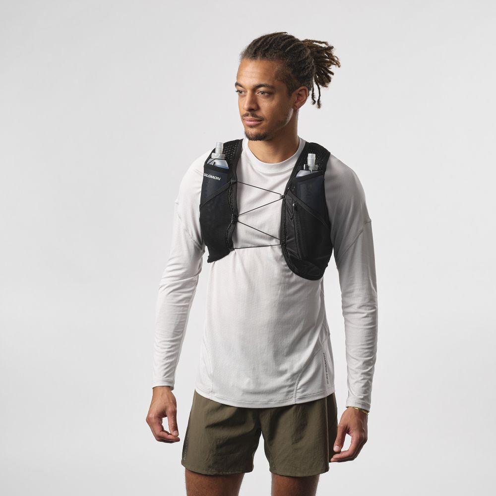 Mochilas Trail Running Active Skin 4 Negro Salomon-3
