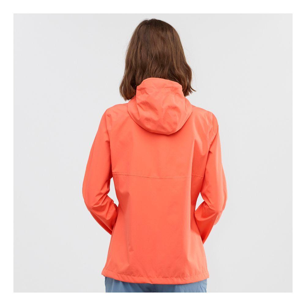 Chaqueta Mujer La Cote Flex 2.5L Naranja Salomon-2