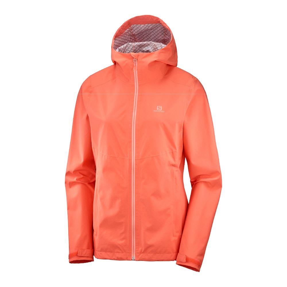 Chaqueta Mujer La Cote Flex 2.5L Naranja Salomon-0
