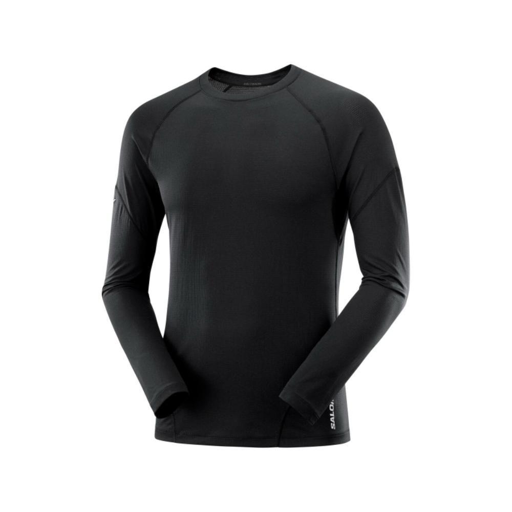 Polera Hombre Cross Run Ls Tee M Negro Salomon-0
