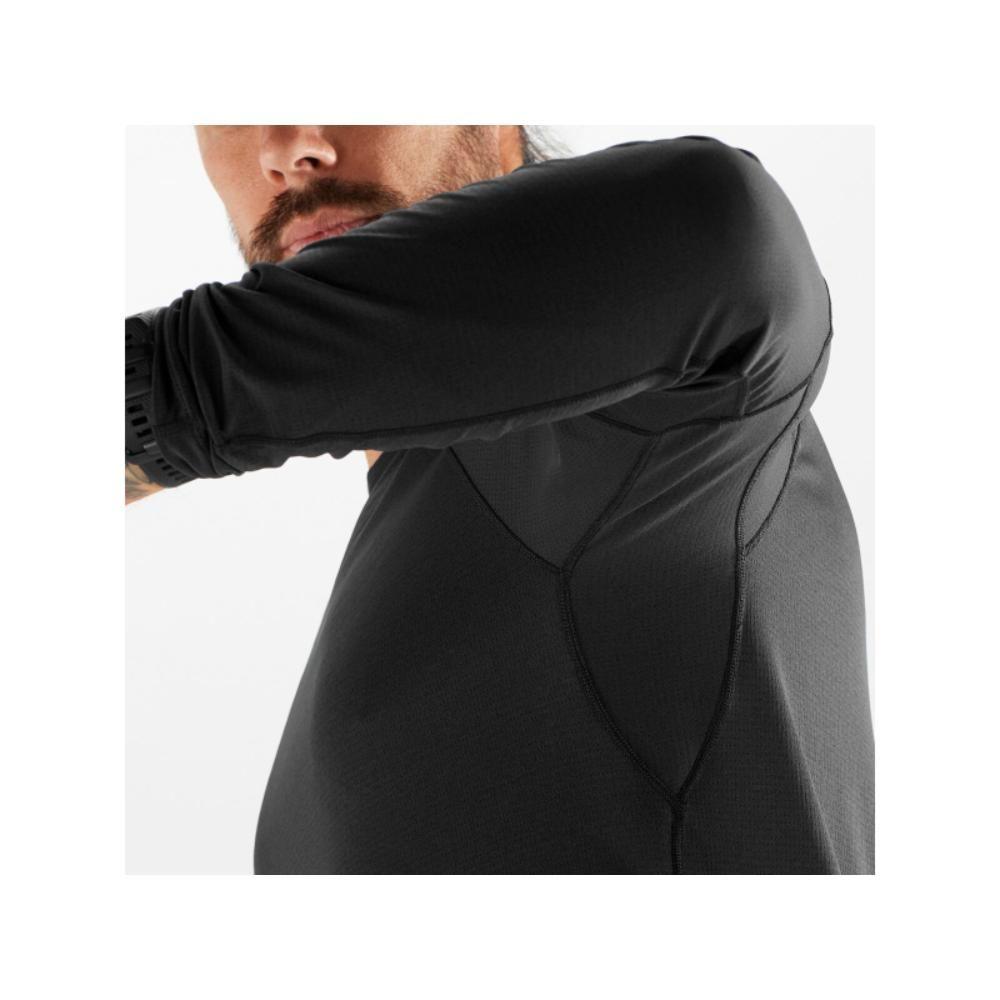 Polera Hombre Cross Run Ls Tee M Negro Salomon-4