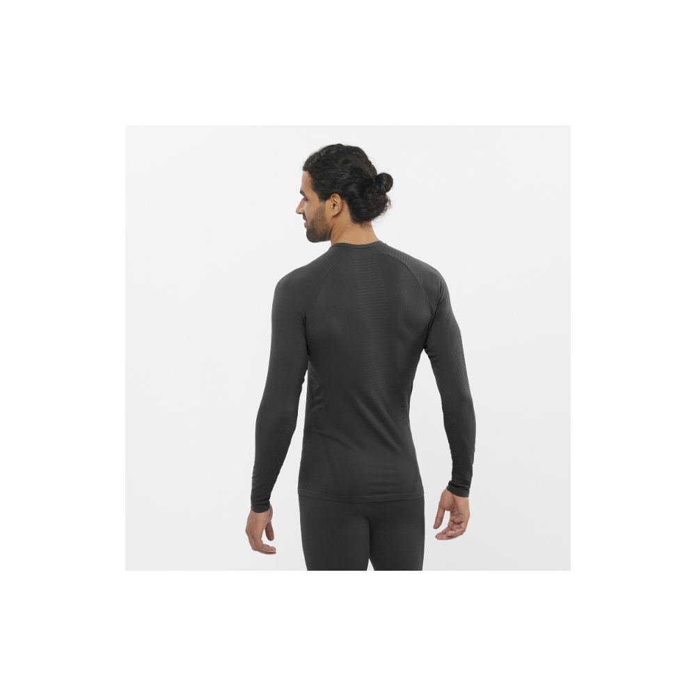 Primera Capa Hombre Essential Warm Negro Salomon-3