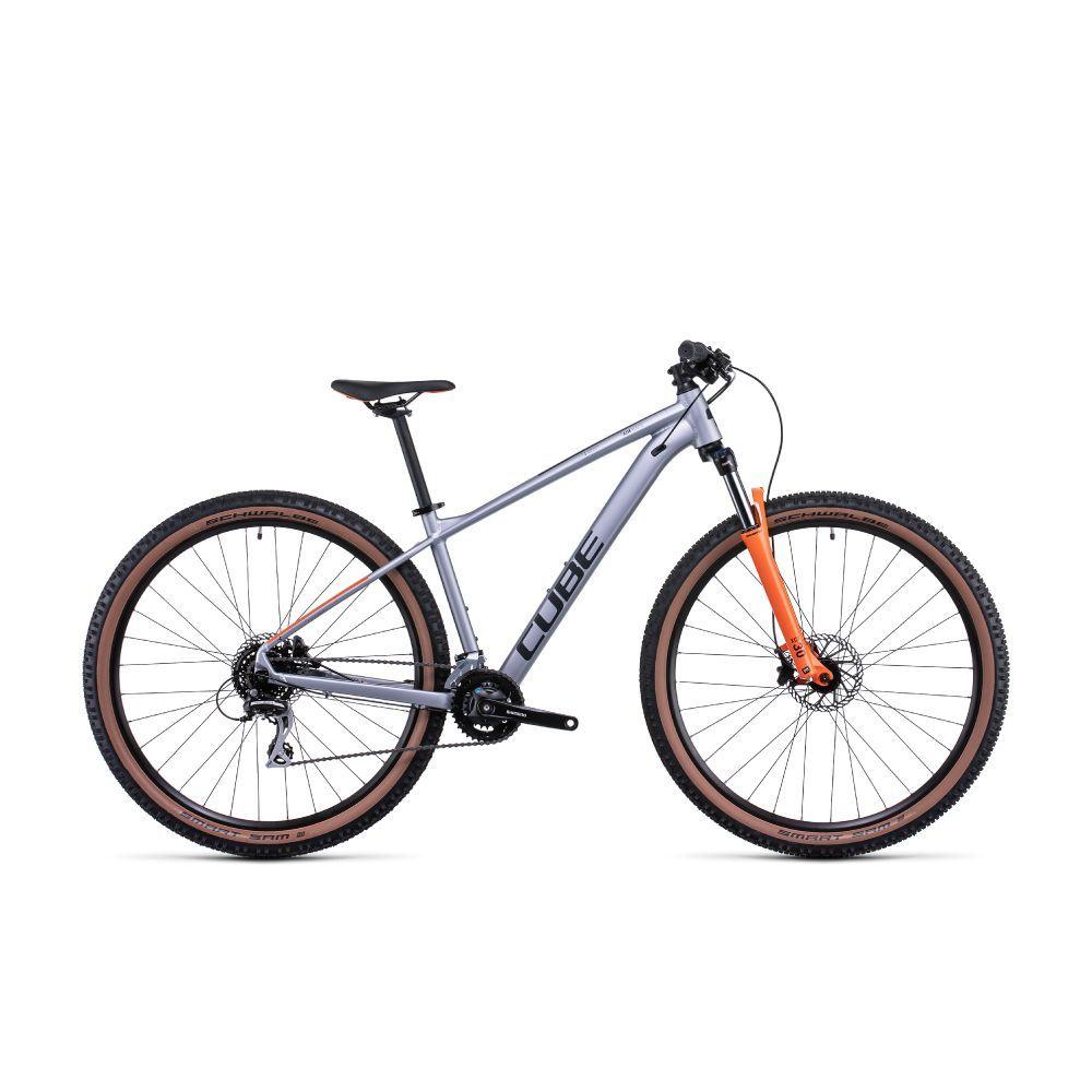 Bicicleta Aim Silver´N´Orange Cube-0