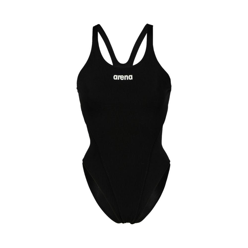 Traje De Baño De Una Pieza Mujer Team Swim Tech Negro Arena-4