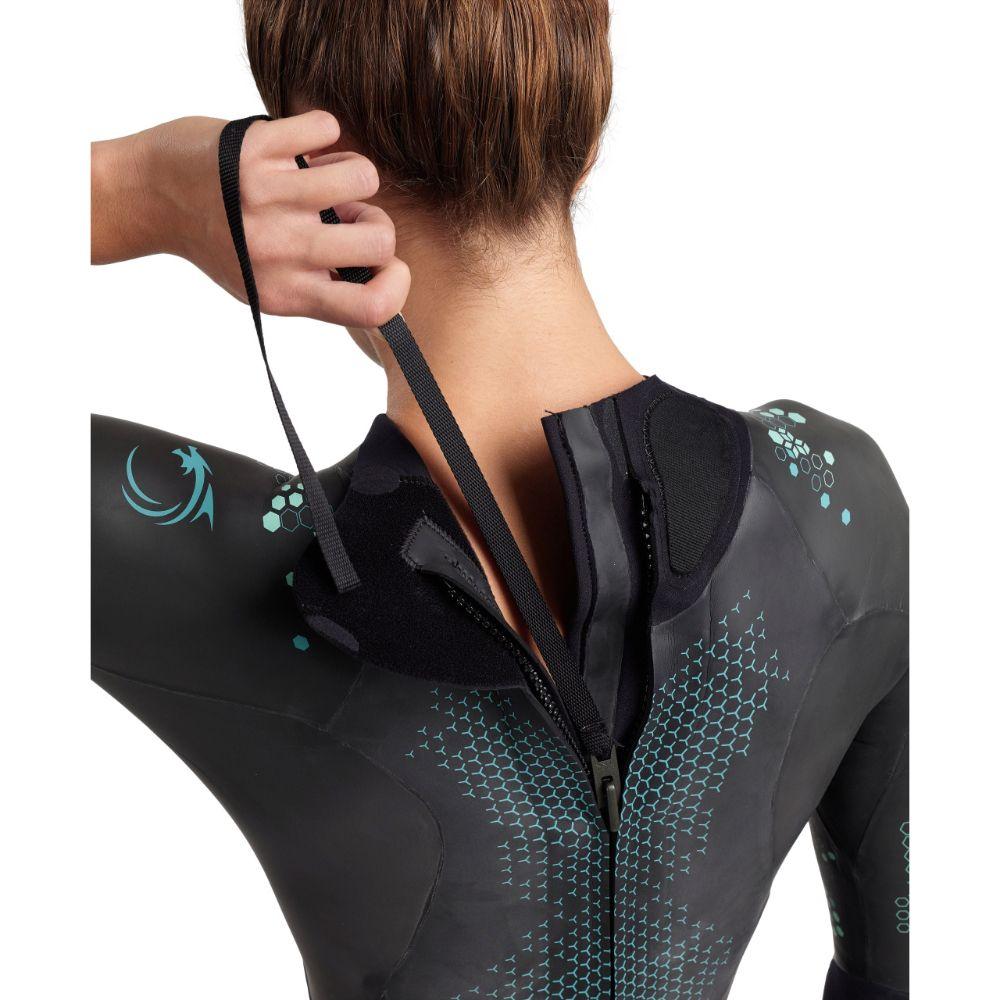 Traje De Baño De Una Pieza Mujer Storm Wetsuit  Negro Arena-3