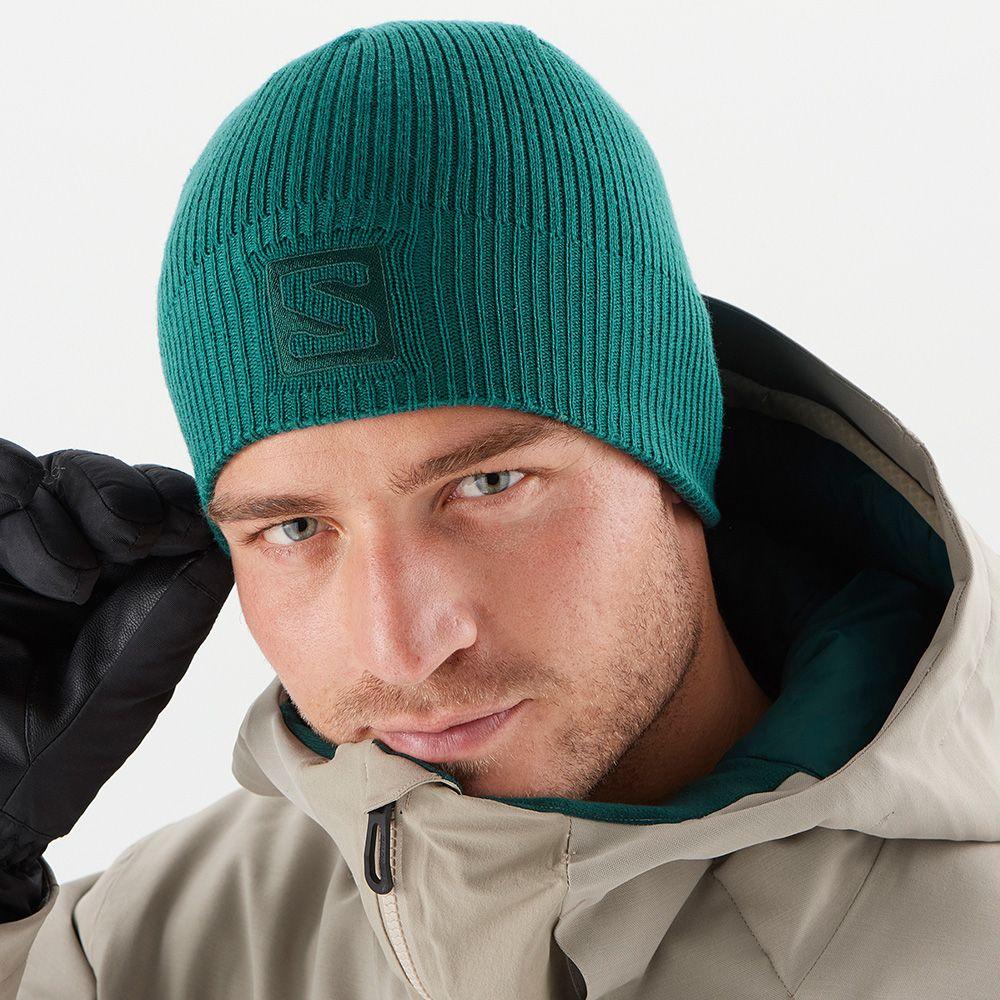 Gorro Logo Beanie Verde Salomon-2
