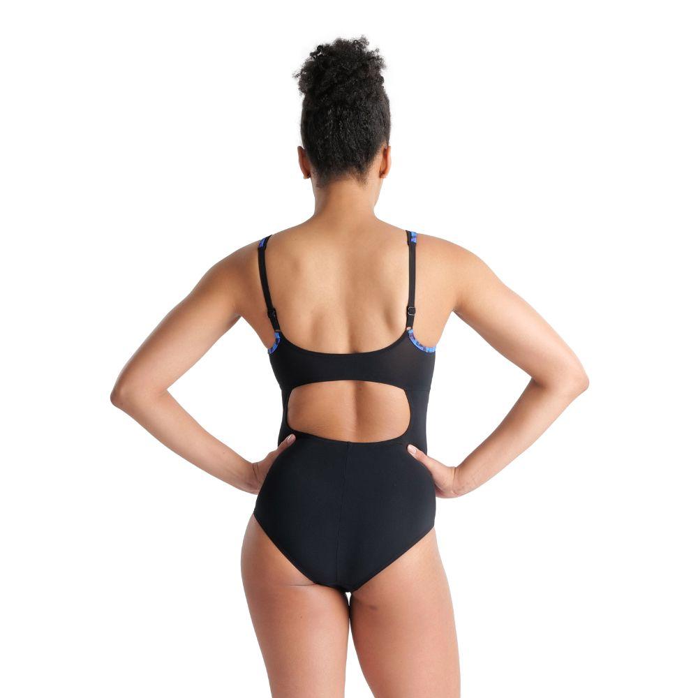 Traje De Baño De Una Pieza Cloe Negro Arena-1