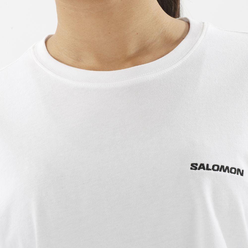 Polera Mujer Salomon Logo Short Tee W Bl Salomon-3