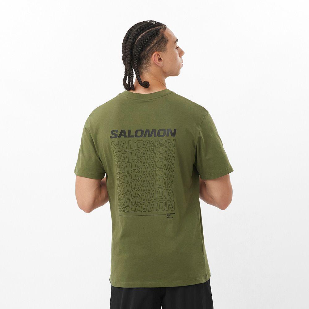 Polera Sal Dynamic Logo Ss Tee M Hombre Salomon-2