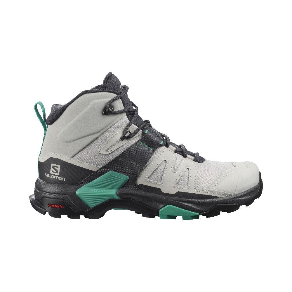 Zapatilla  Mujer X Ultra 4 Mid Gtx Gris Salomon-0