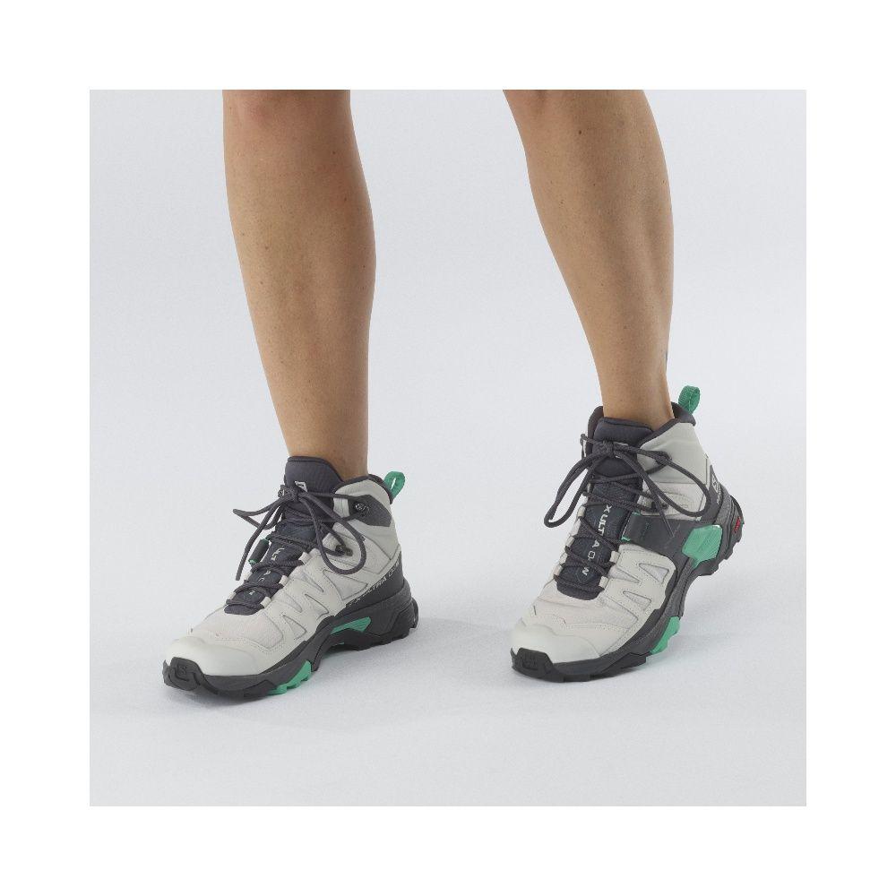 Zapatilla  Mujer X Ultra 4 Mid Gtx Gris Salomon-4