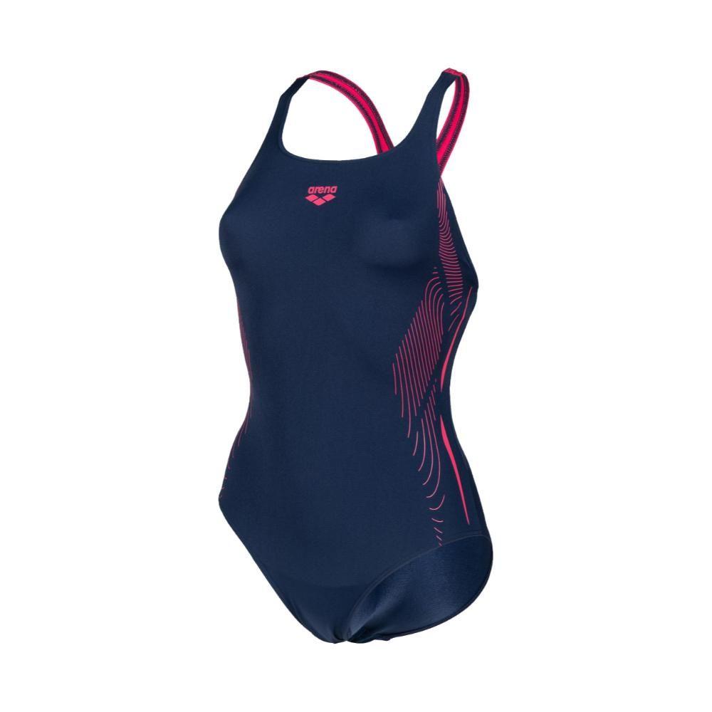 Traje De Baño De Una Pieza New  Graphic Swim Pro B  Azul Arena-8