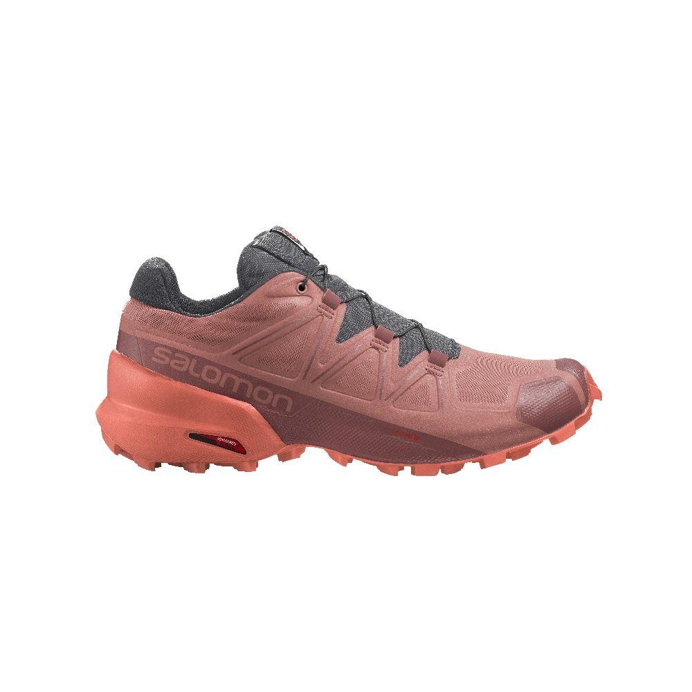 Zapatilla Mujer Speedcross 5 Rojo Salomon-0