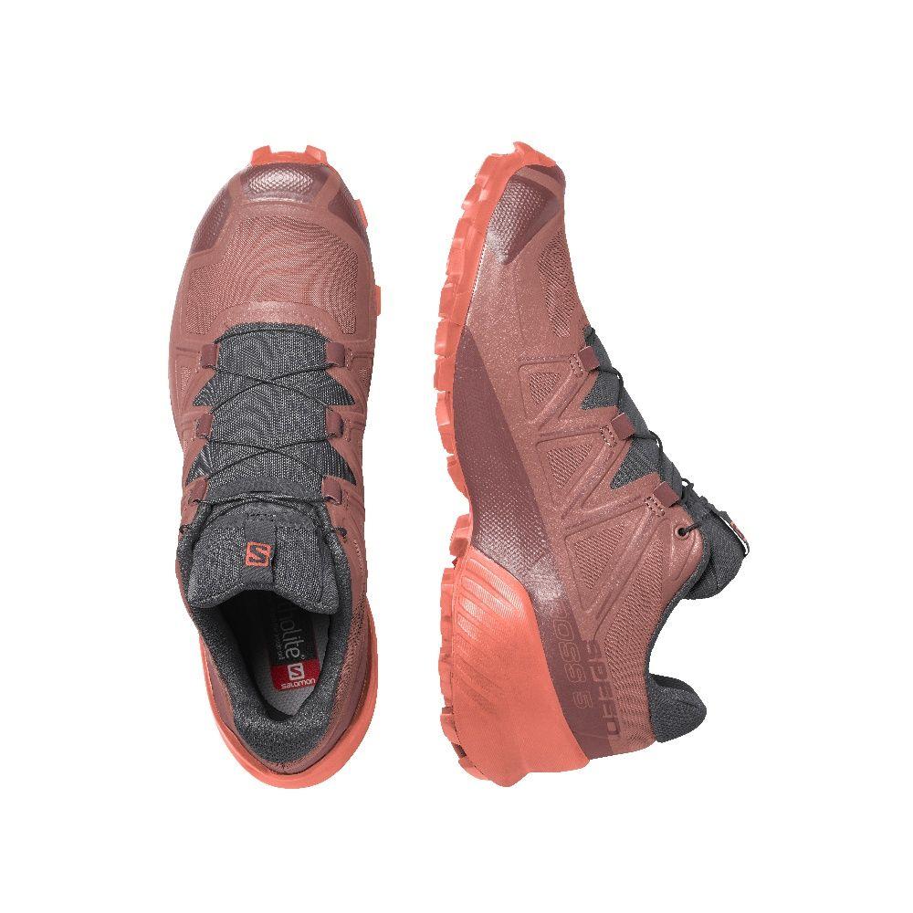 Zapatilla Mujer Speedcross 5 Rojo Salomon-5