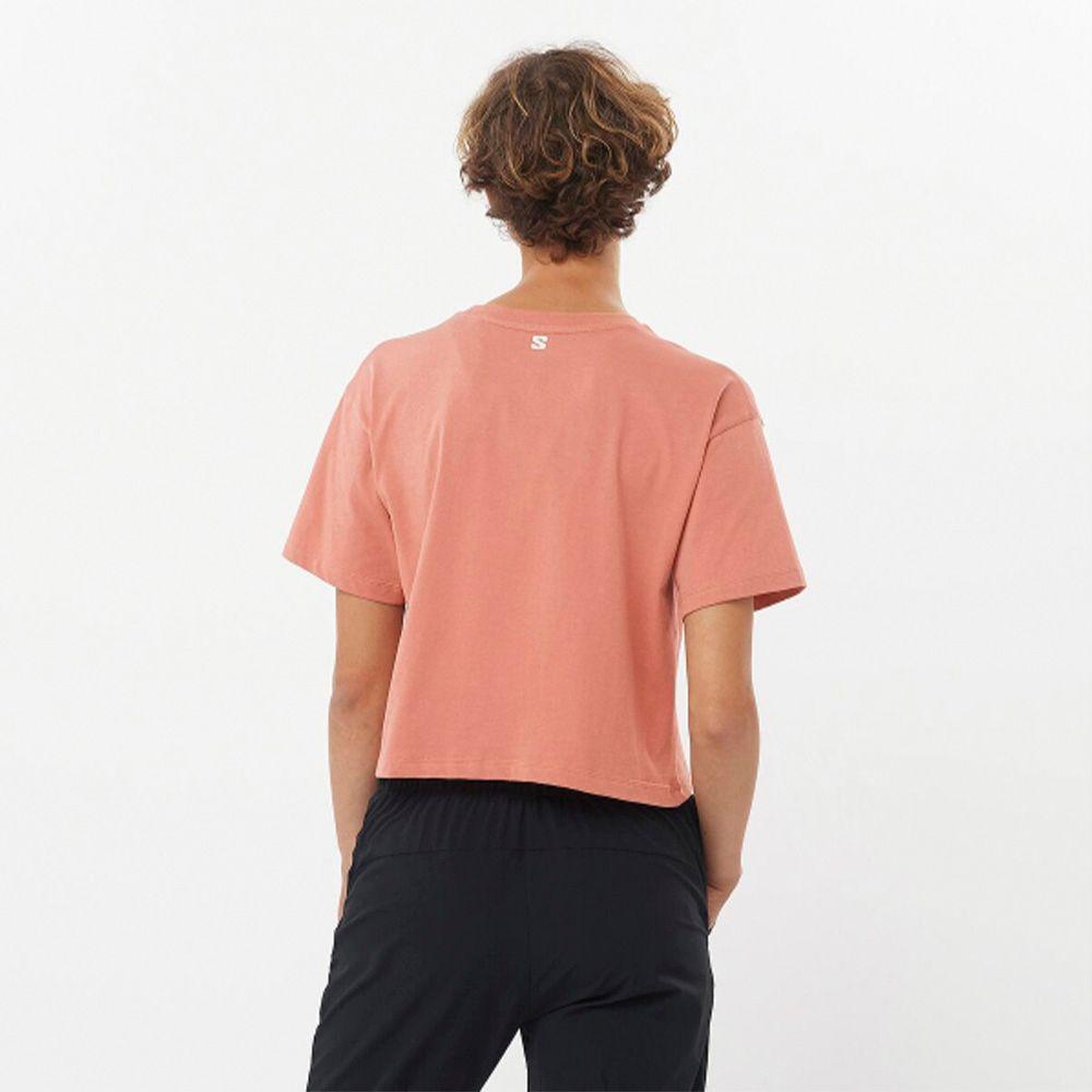 Polera Mujer Logo Twist Ss Tee W Rosa Salomon-3