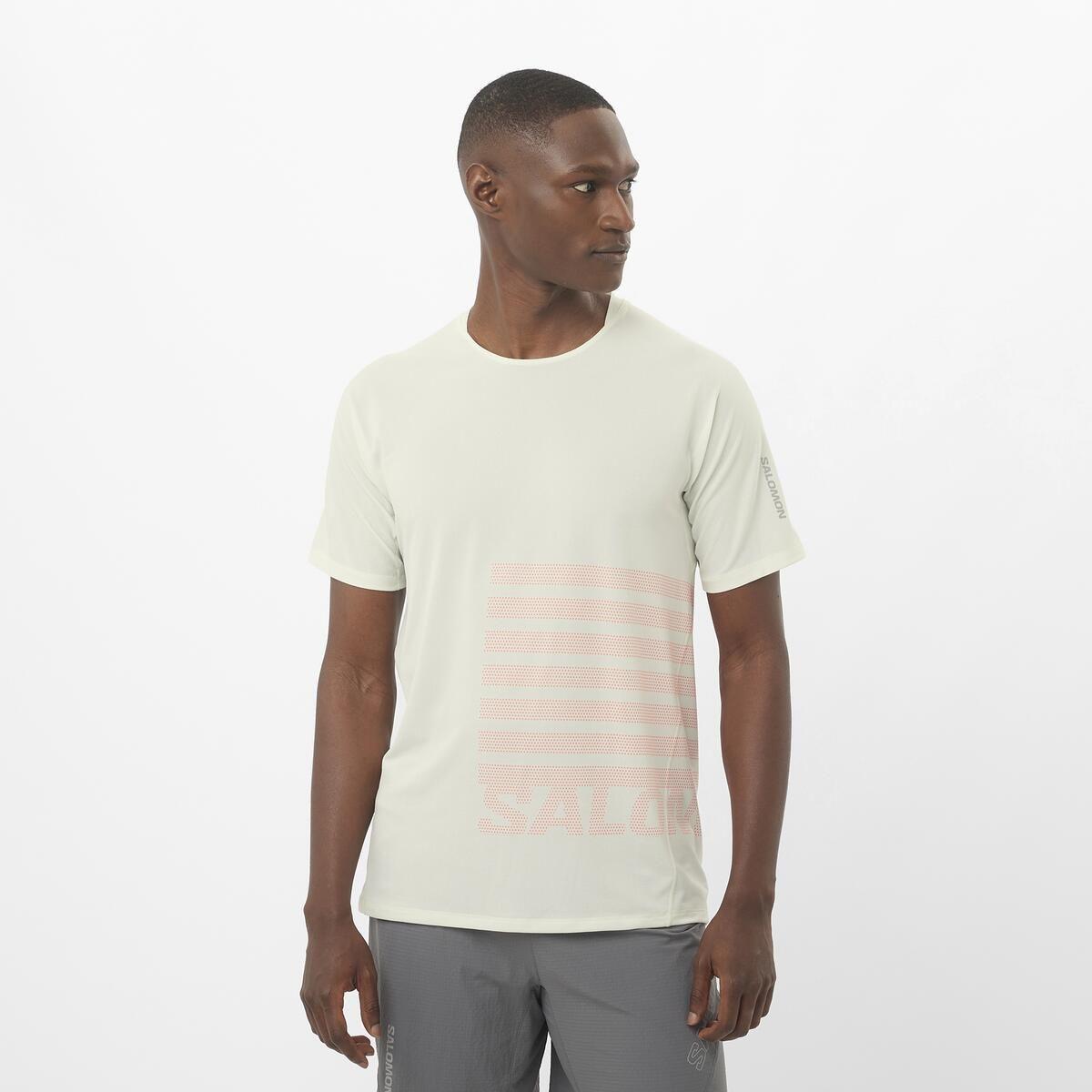 Polera Hombre Sense Aero Ss Tee Gfx M Cr Salomon-0
