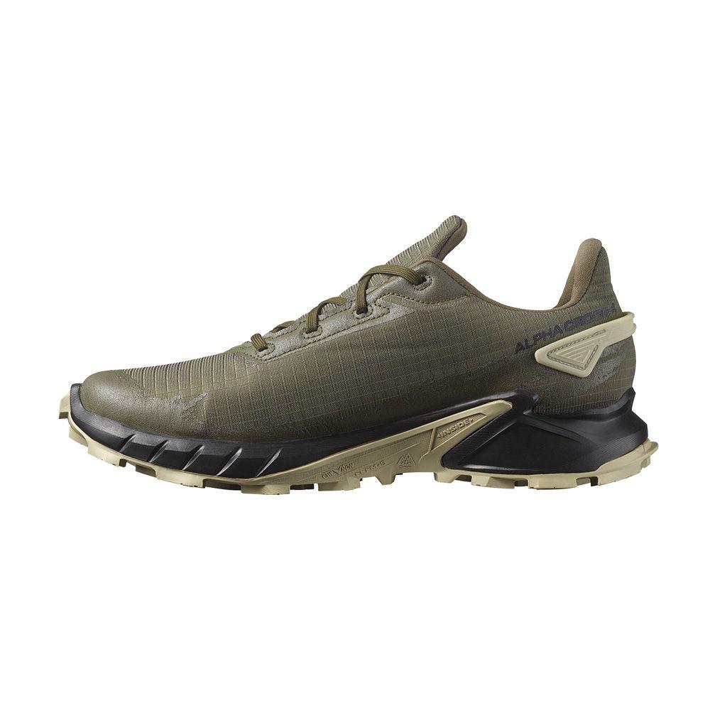 Zapatilla Hombre Alphacross 5 Gtx Verde Salomon-1