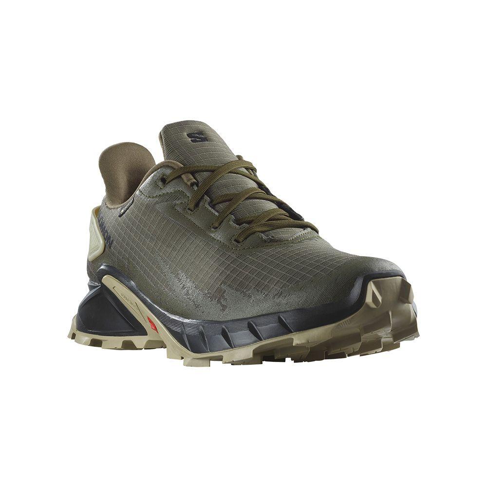 Zapatilla Hombre Alphacross 5 Gtx Verde Salomon-3