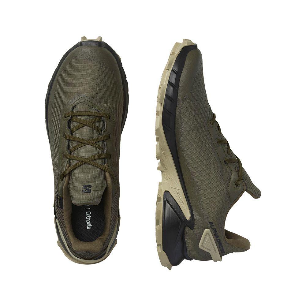 Zapatilla Hombre Alphacross 5 Gtx Verde Salomon-6