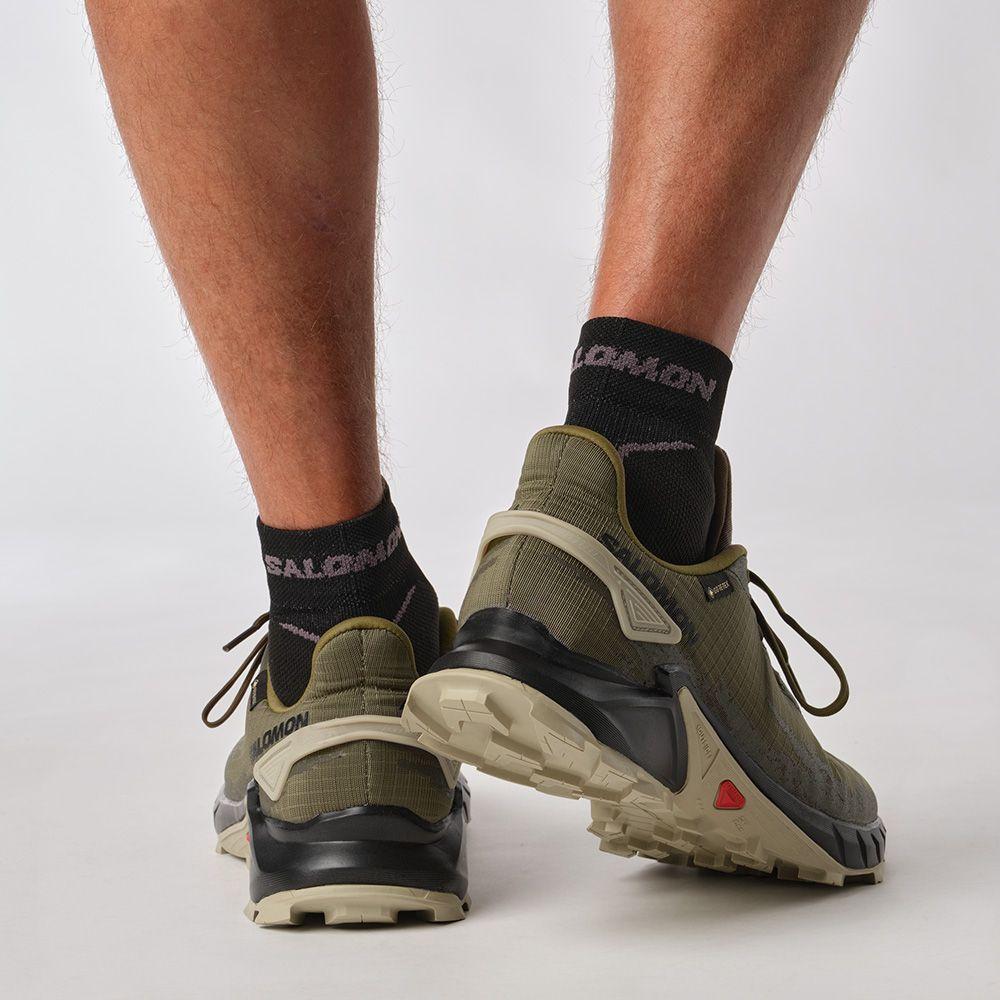 Zapatilla Hombre Alphacross 5 Gtx Verde Salomon-8