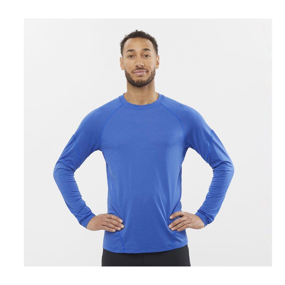 Polera Cross Run Ls Tee M Hombre Salomon-2