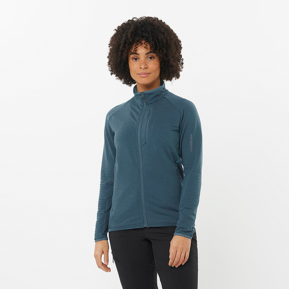 Polerón Mujer Essential Ltwarm Fz W Az Salomon-0