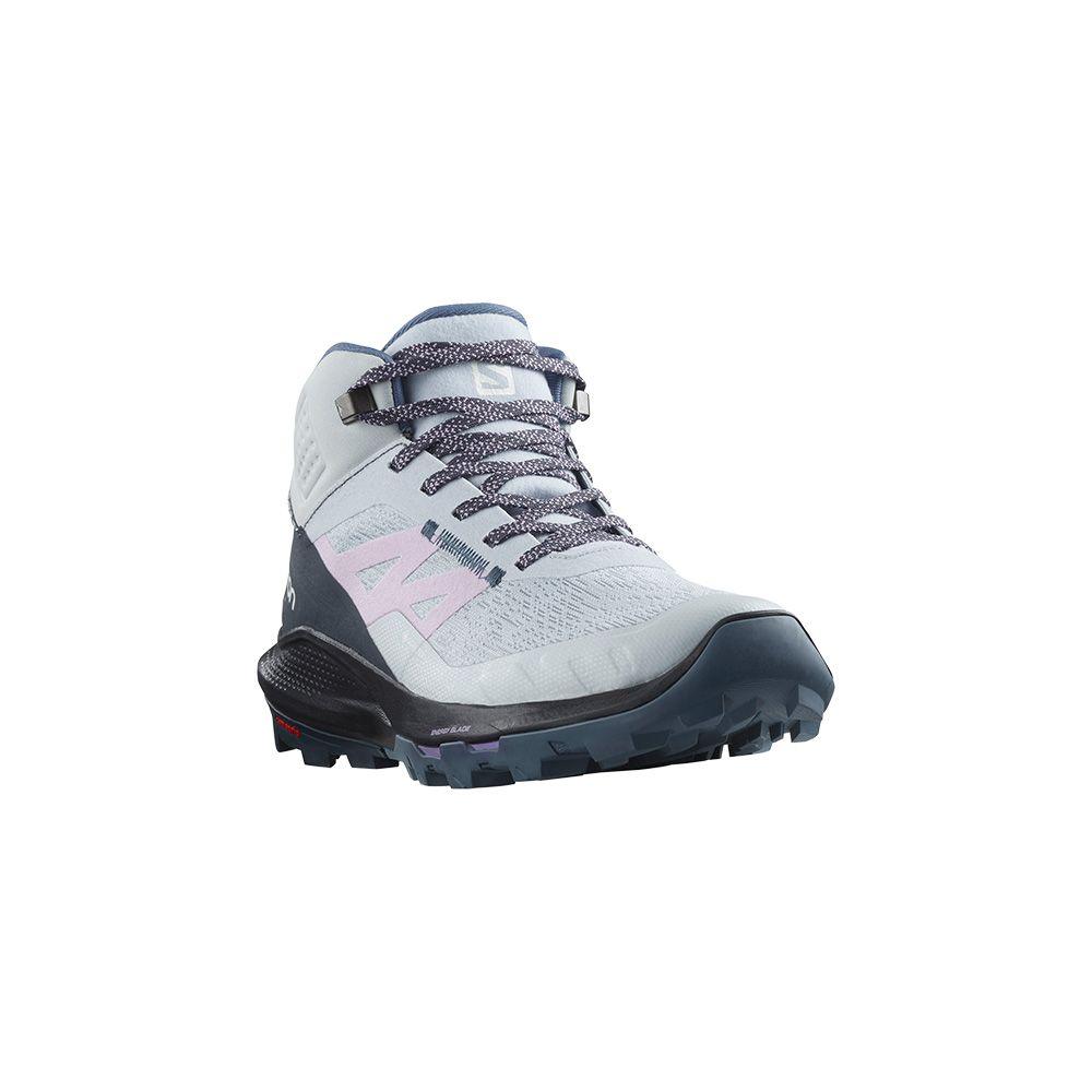 Zapatilla Mujer Outpulse Mid Gtx Gris Claro-3