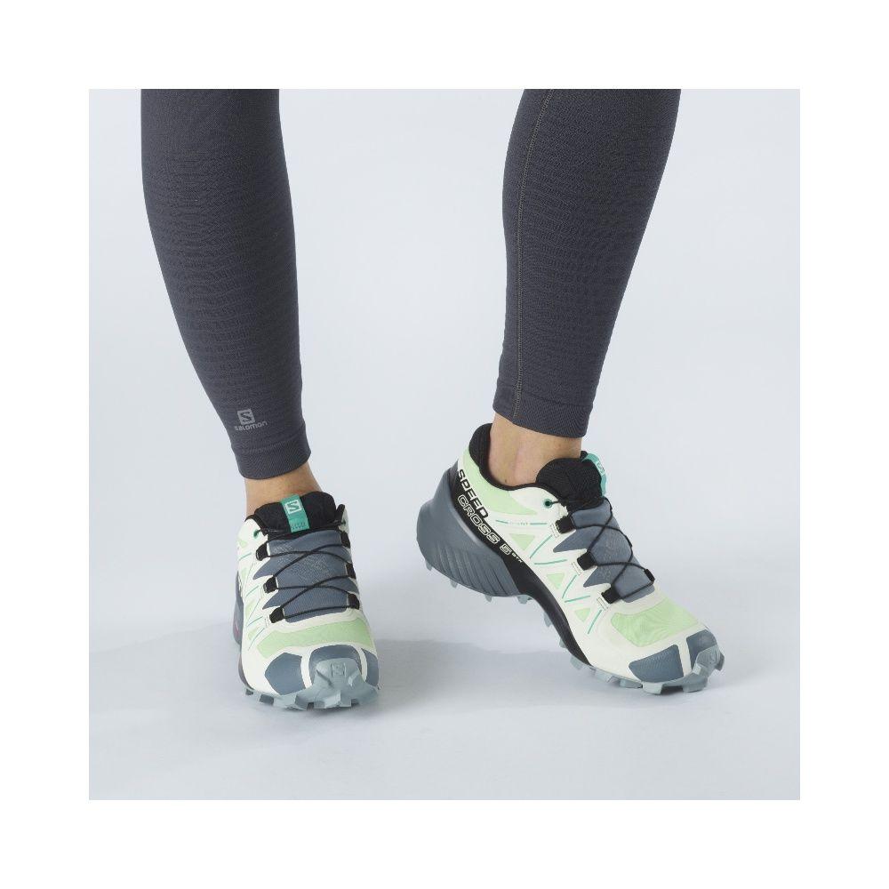 Zapatilla Mujer Speedcross 5 Gtx Aqua Salomon-4
