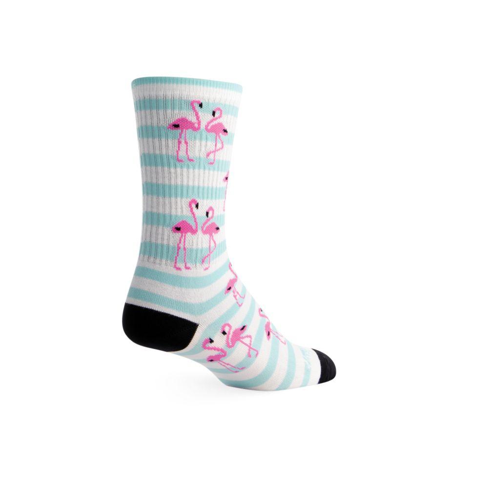 Calcetin Flamingo Crew 6" S/M SockGuy-0