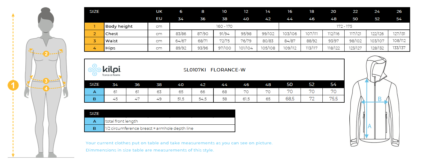 Chaqueta Mujer Florance Negro Kilpi-8