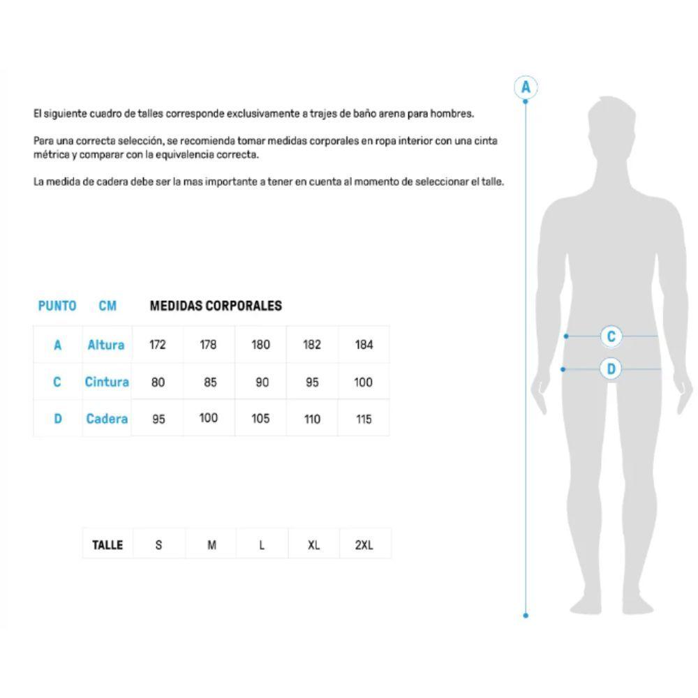 Traje De Baño Hombre Pro_File Beach Boxer Logo Az Arena-6