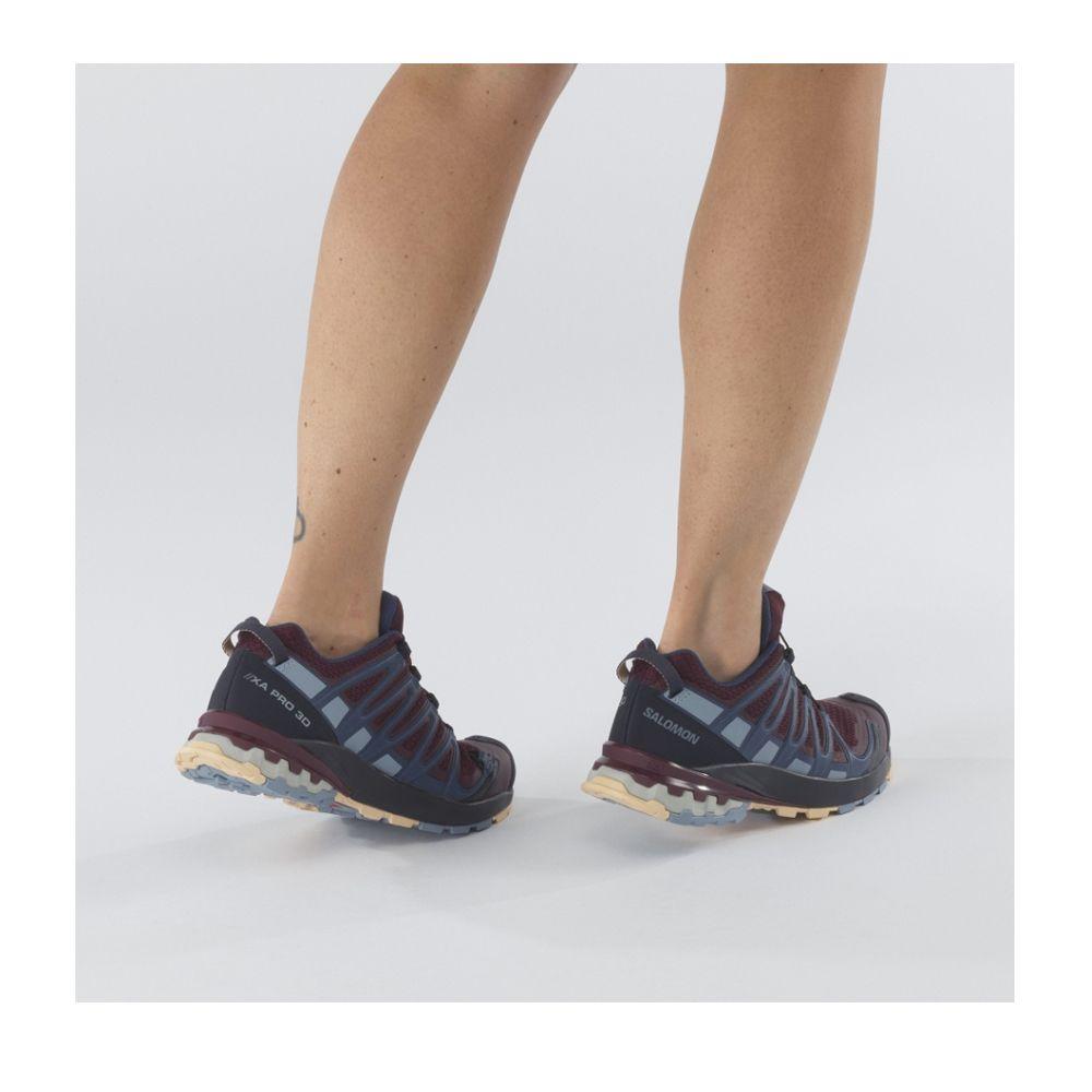 Zapatilla Mujer Xa Pro 3D V8 W Burdeo-1
