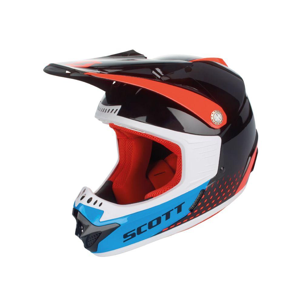Casco Kids 350 Pro Ece Orange/blue Scott-0