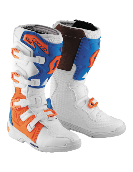 Botas Mx 350 White/blue Scott-0