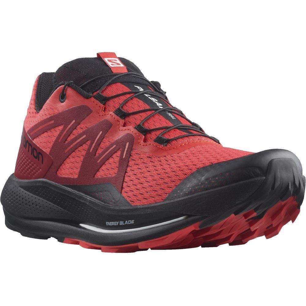 Zapatilla Hombre Pulsar Trail Rojo Salomon-4
