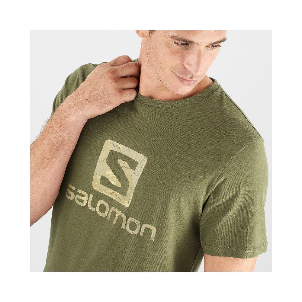Polera Hombre Outlife Logo Oliva Salomon-1
