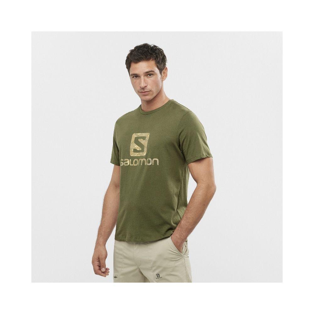 Polera Hombre Outlife Logo Oliva Salomon-2