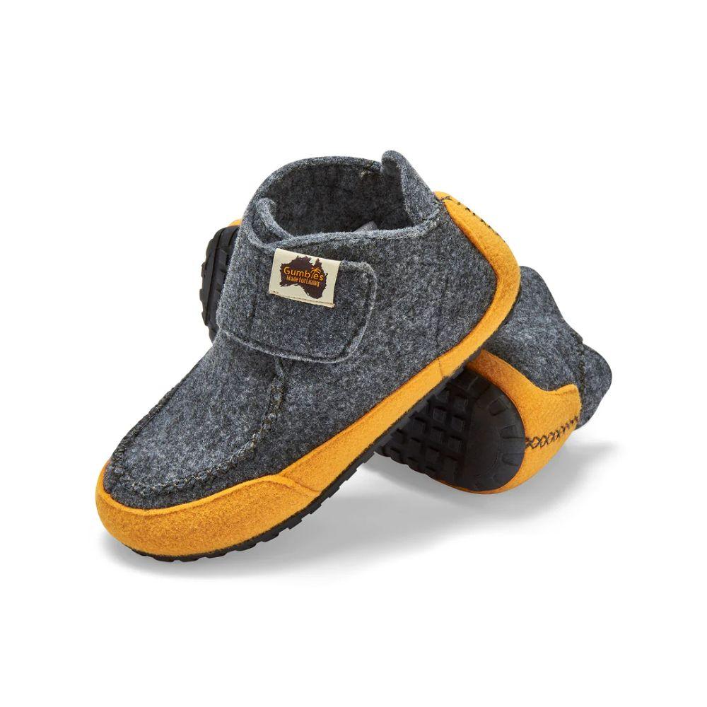 Pantufla Unisex Quokka Gris Gumbies-0