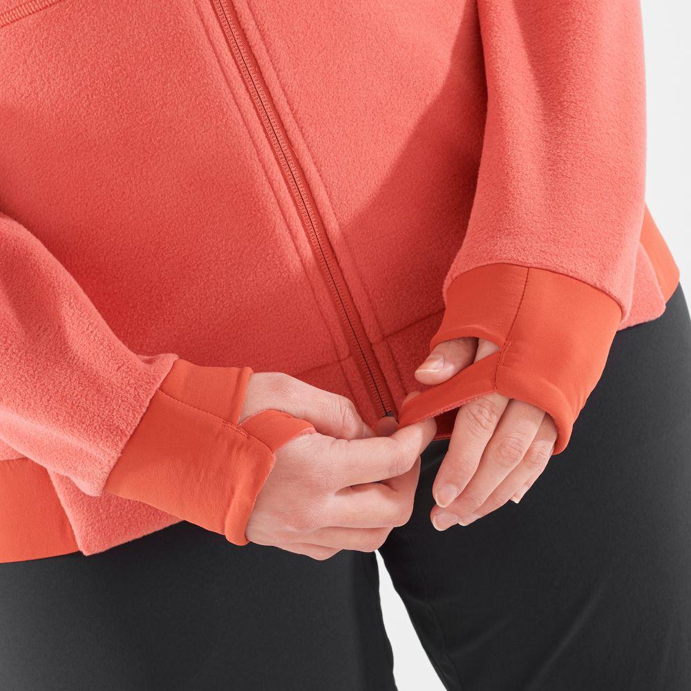 Polerón Mujer Essential Mifleece Fz W Salmon Salomon-4