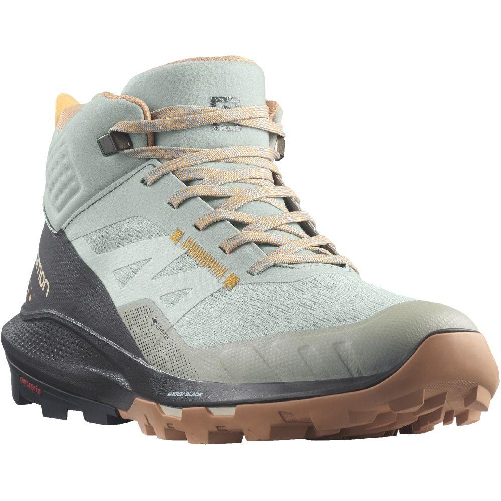 Zapatilla Mujer Outpulse Gtx Gris Salomon-1