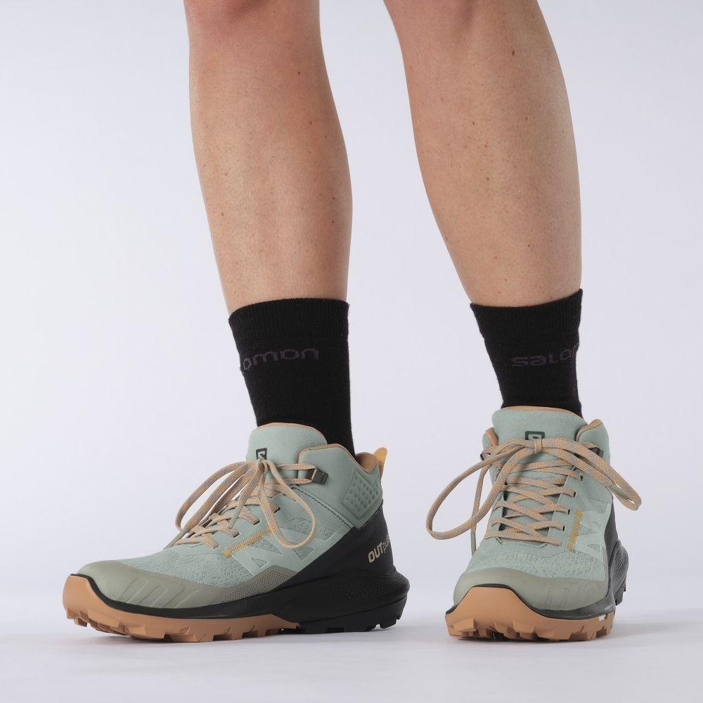 Zapatilla Mujer Outpulse Gtx Gris Salomon-5
