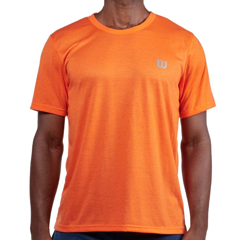 Polera Hombre Polyspun Naranjo Wilson-0