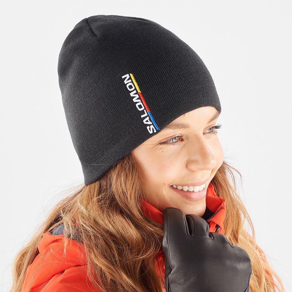 Gorro Graphic Beanie Negro Salomon-1