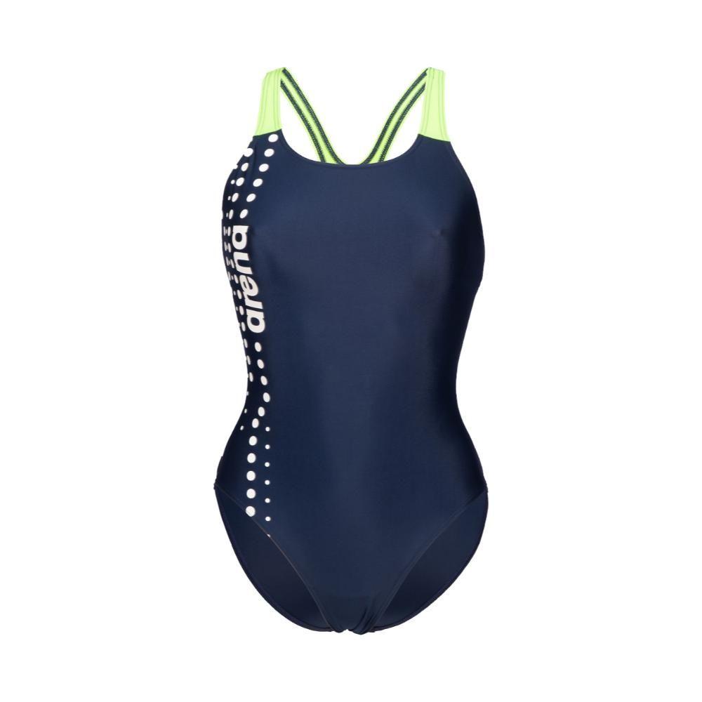Traje De Baño De Una Pieza Mujer Swim Pro Back Gra  Azul Arena-0
