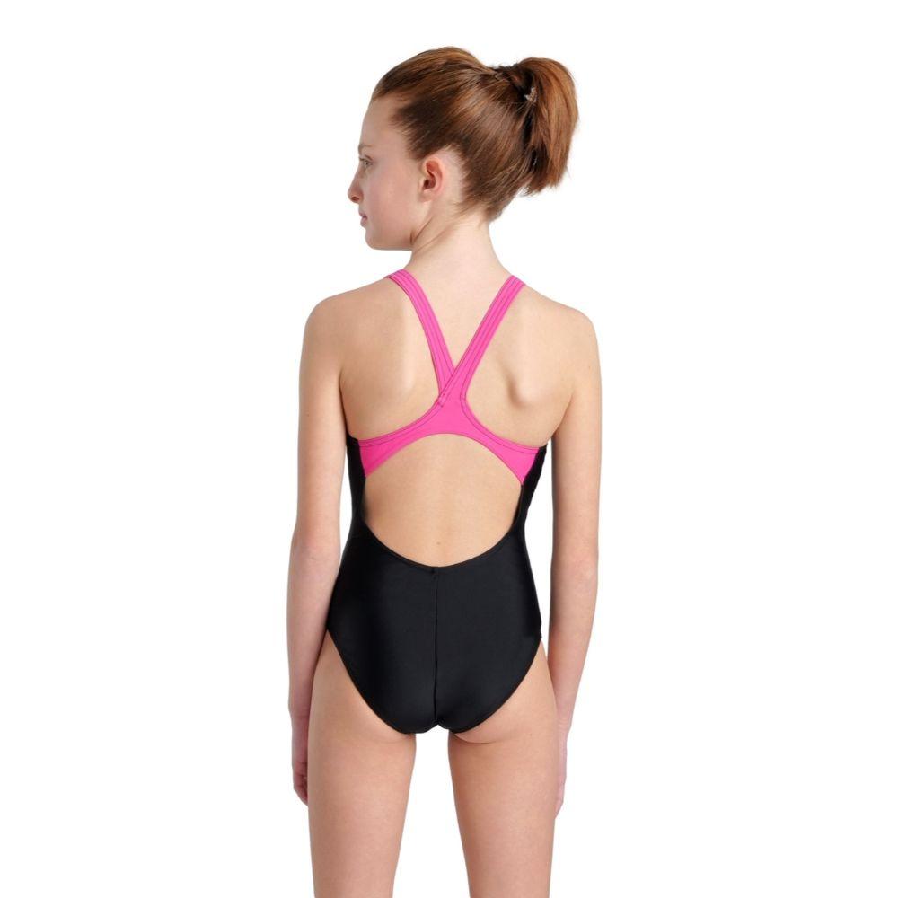 Traje De Baño De Niña Swimsuit V Back Graphic Arena-1
