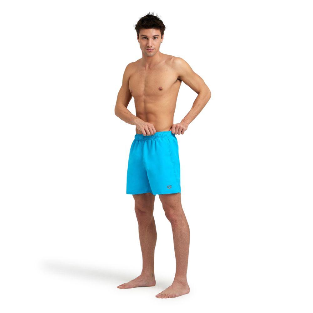 Short Playa Hombre Fundamentals R Azul Claro Arena-5