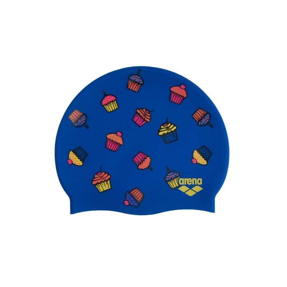 Gorro De Natación Print 2 Azul-0