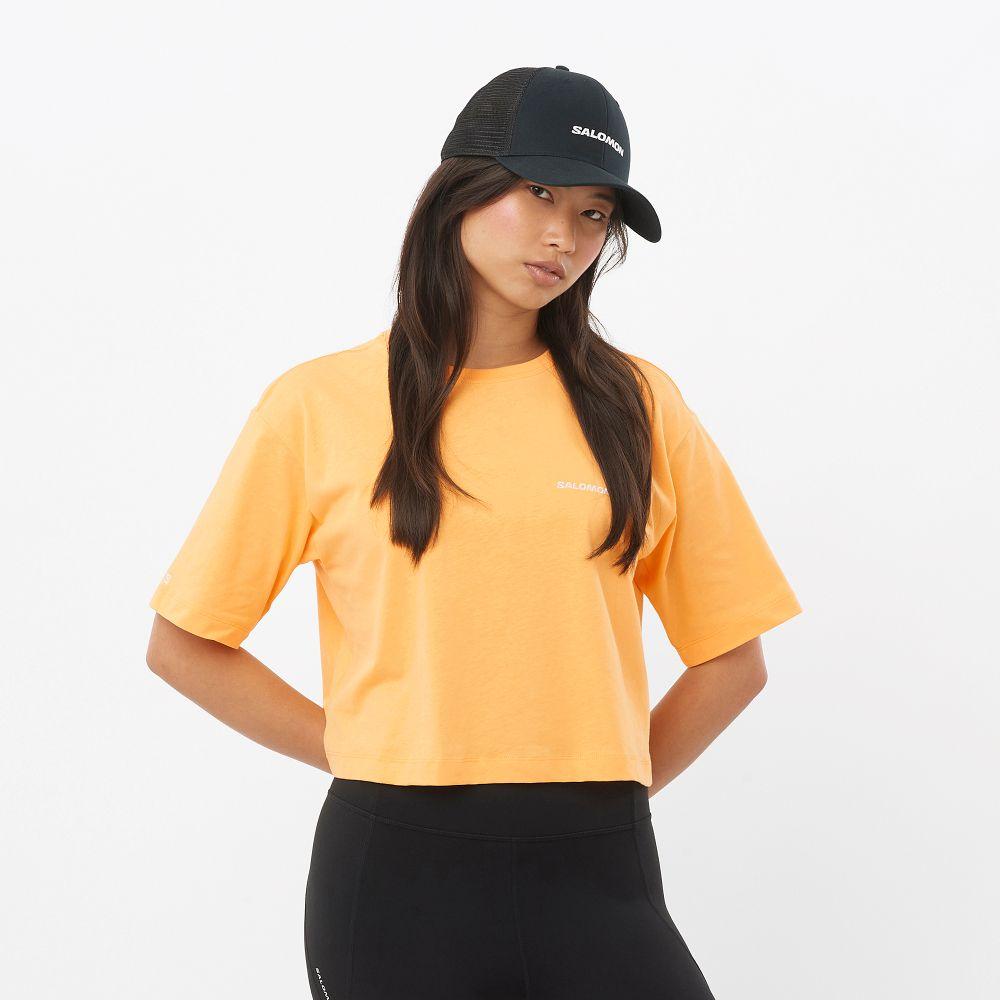 Polera Mujer Salomon Logo Short Tee W Na Salomon-0