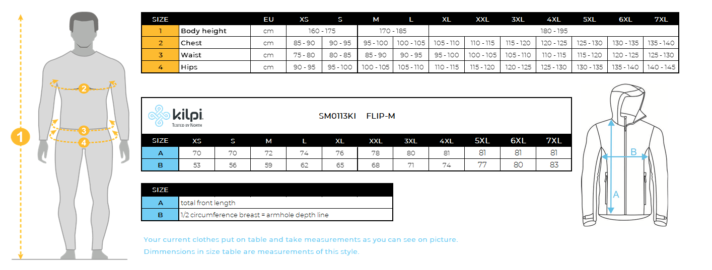 Chaqueta Hombre Flip Gris Kilpi-2